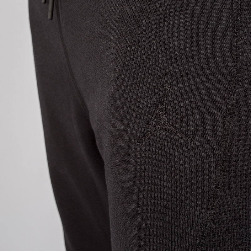 мужские черные брюки Jordan Sportswear Wings Fleece Pants 860198-010 - цена, описание, фото 2